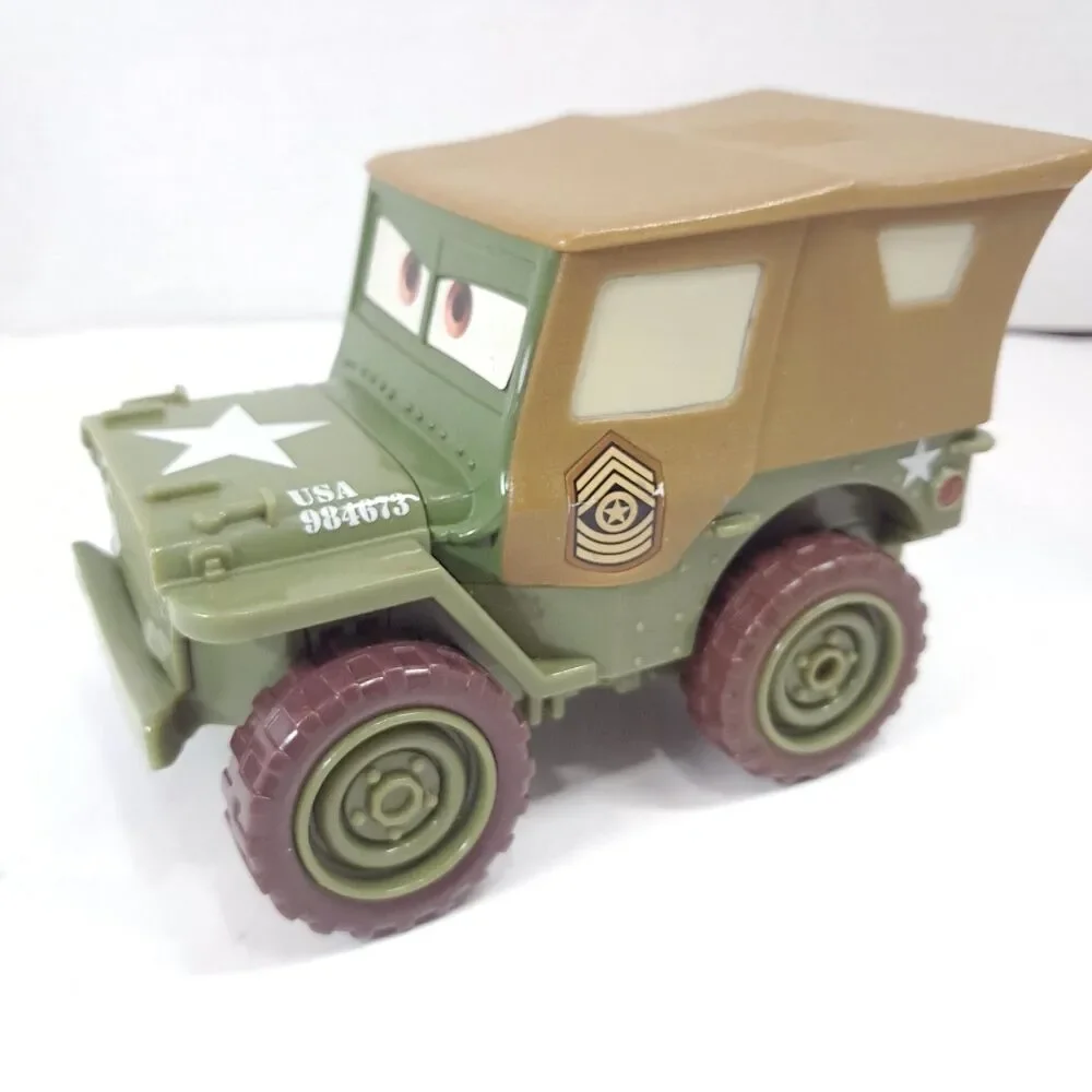 Fisher Price Shake 'N Go! Disney Pixar Cars Sarge military truck jeep WORKS